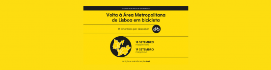 VOLTA À ÁREA METROPOLITANA DE LISBOA EM BICICLETA