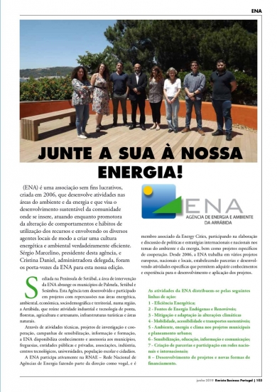 Junte a Sua à Nossa Energia