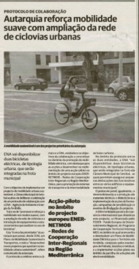 Autarquia reforça mobilidade suave com ampliação da rede de ciclovias urbanas 