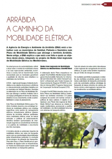 O TERRITÓRIO ARRÁBIDA A CAMINHO DA MOBILIDADE ELÉTRICA 